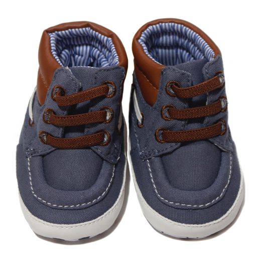حذاء بريمارك لحديثي الولادة رمادي اللون ، 0-3 شهور