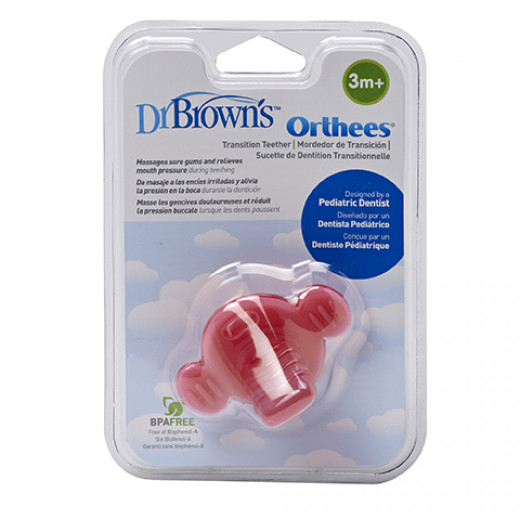 Dr Browns Orthees Transition Teether ,Pink