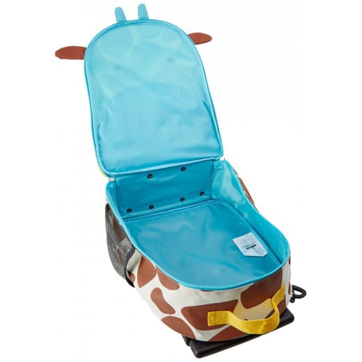 Skip Hop Zoo Little Kid Travel Rolling Luggage Backpack - Giraffe