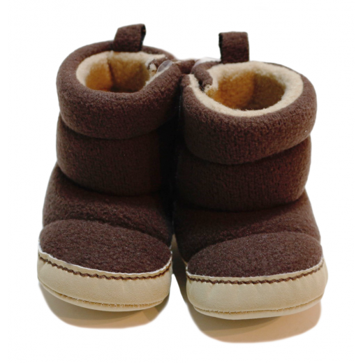 Winter Slippers - Brown 0-6 Months