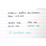 Stabilo BlAck Rollerball Pen - 0.3 mm - Green Ink