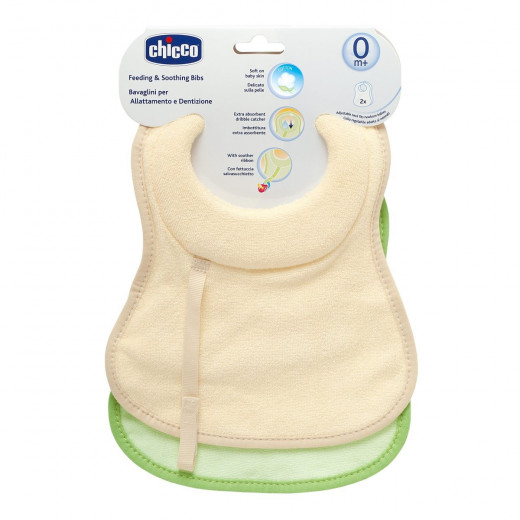Chicco Feeding & Soothing Bibs 2 Pieces