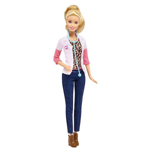 Barbie Careers Pet Vet Doll and Playset, blonde