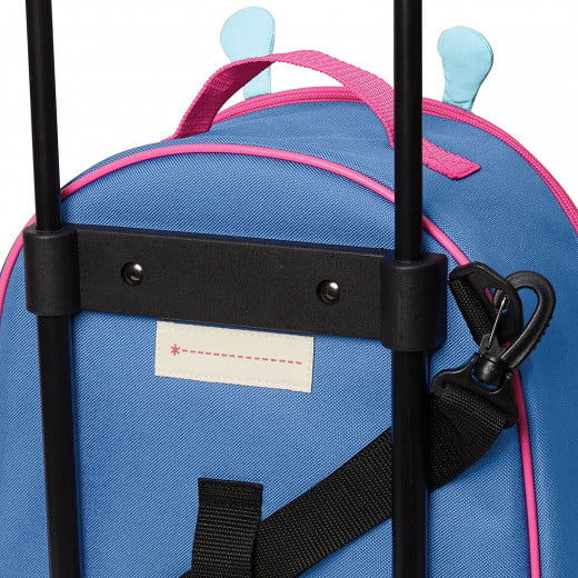 حقيبة مدرسية بعجلات بطبعة فراشة  للبنات من سكيب هوب، متعددة الالوان
