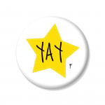 YM Sketch-Yay Button Pin