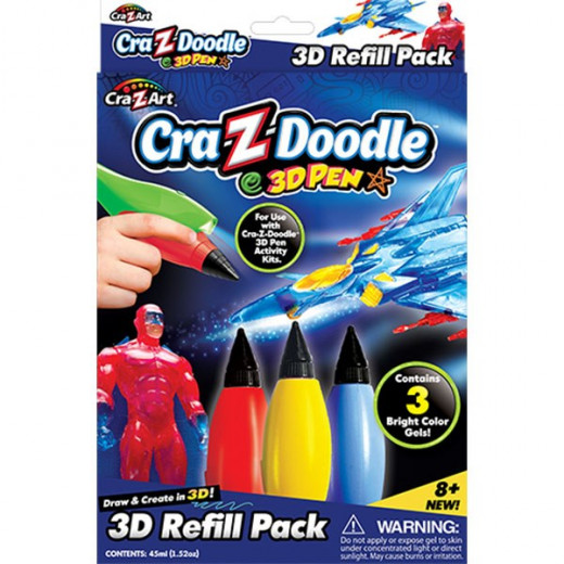 Cra-Z-Art 3D Doodle Boys Activity Refills Asst
