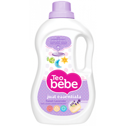 Teo Bebe Detergent And Fabric Softener 1 liter (Lavender)