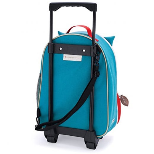 Skip Hop Zoo Little Kid Travel Rolling Luggage Backpack - Owl