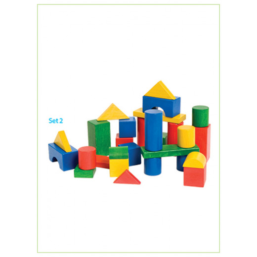 Edu Fun Colourful Building Blocks Set 2 (58 pcs)
