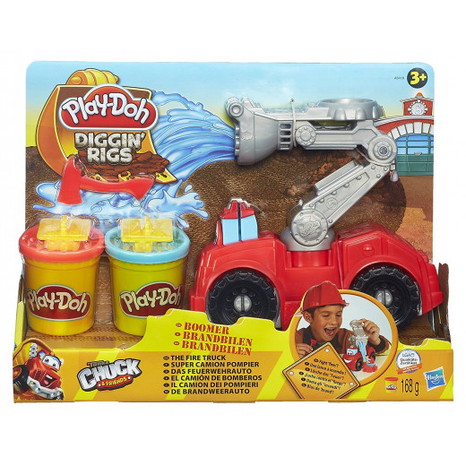 Play-Doh Diggin Rigs Boomer Fire Truck