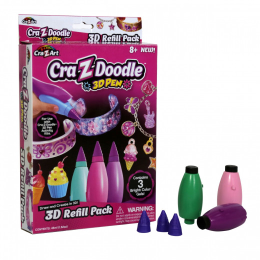 Cra-Z-Art Cra-Z-Doodle 3D Pen Refill Set