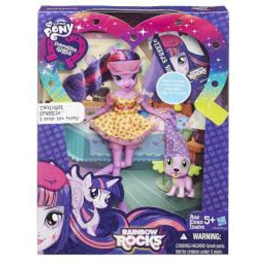Hasbro My Little Pony Toy - Equestria Girls Rainbow Rocks Twilight Sparkle Deluxe Fashion Doll