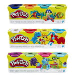 Hasbro 4 Cans Pack Play-Doh Plasticine