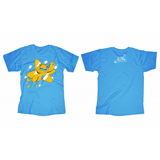 Adam Wa Mishmish T-Shirt for Children - Blue - 6 years