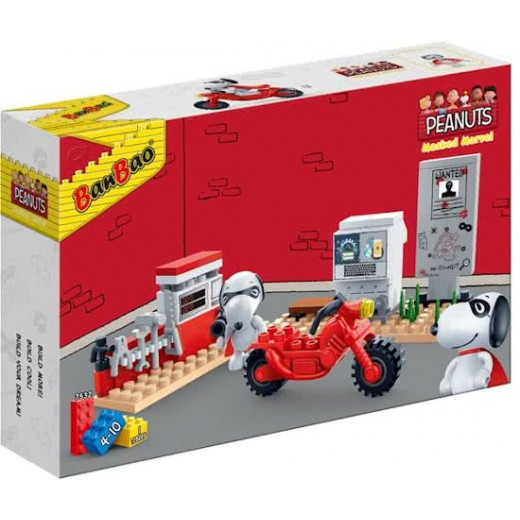Banbao Building Kit Snoopy Workshop 78-Piece