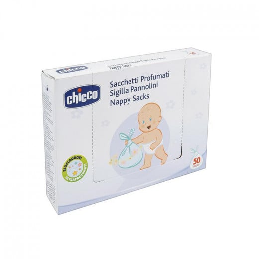 Chicco Sealing Perfumed Bags for Diapers 50 pcs