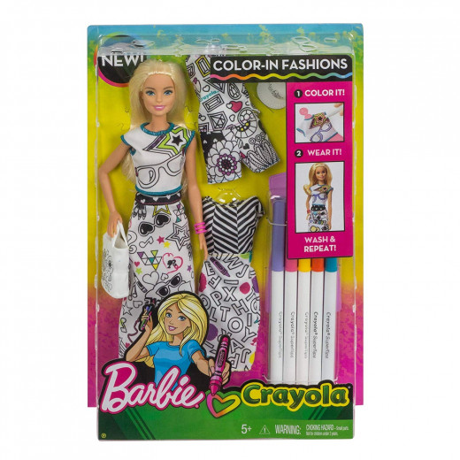 Barbie Colour-in Fashion