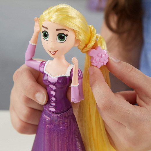 Disney Princess Rapunzel with hair styling