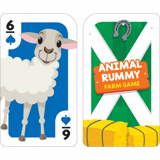 منطقة المدرسة - لعبة بطاقة رومي لحيوانات المزرعة