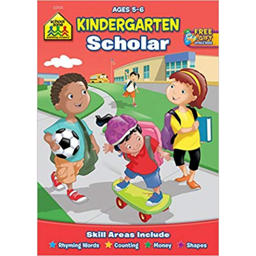 School Zone - Kindergarten Scholar Workbook, Ages 5 to 6