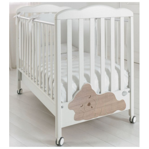 Baby Expert Baby Cot Coccolo - White/Oak