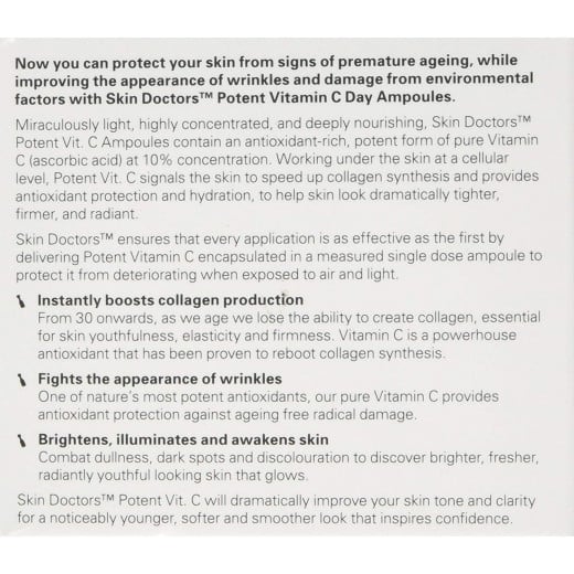 Skin Doctors Potent Vitamin C, 50 Ampoules