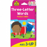 منطقة المدرسة - بطاقات فلاش الكلمات المكونة من ثلاثة أحرف