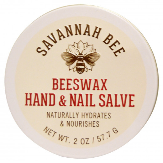Savannah Bee Company Inc, Organic, Beeswax Hand and Nail Salve, 2 oz (57.7 g)