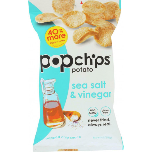 Pop Potato Chip - Sea Salt - Vinegar, 142g