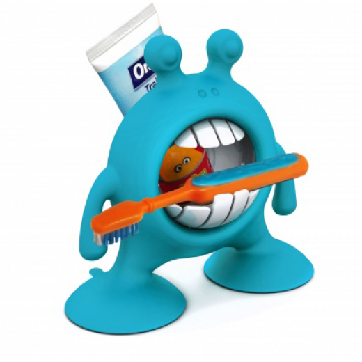 Prince Lionheart - Eye SMILE Toothbrush & Toothpaste Holder (Blue)