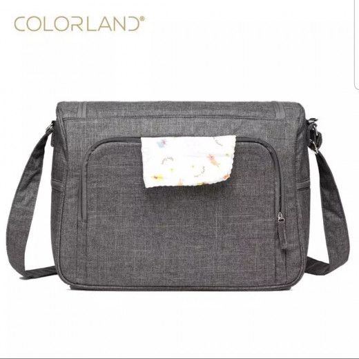 Colorland Herman Shoulder Baby Changing Bag (Gray)