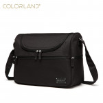 Colorland Herman Shoulder Baby Changing Bag (Black)