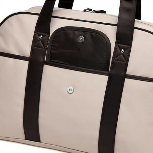 Colorland Duffel Shoulder Diaper Bag, Dark Beige Color