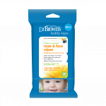 Dr. Brown's Nose & Face Wipes 30-Pack