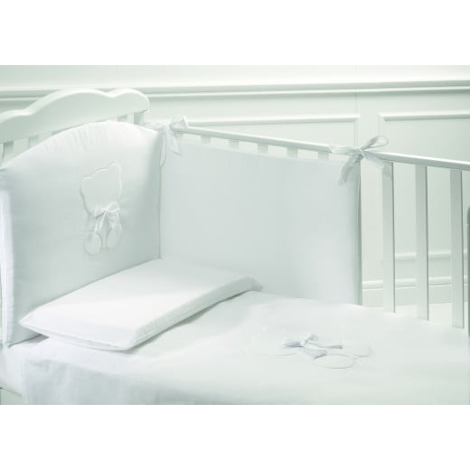 Baby expert bed set 5pcs teddy white