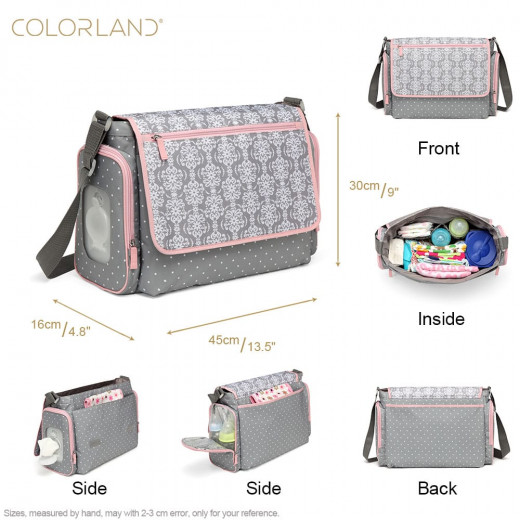 Colorland Java Baby Backpack for Mother, Baby Pink