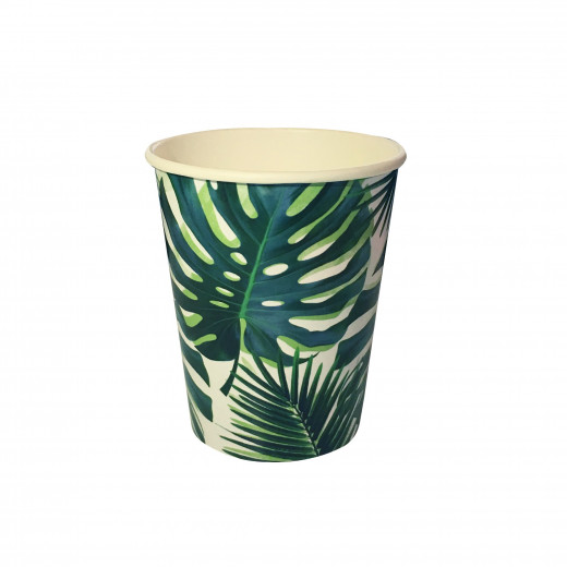 Talking Tables - Palm Tree Paper 8 Cups Tropical Hawaiian Party Theme X8 Cups