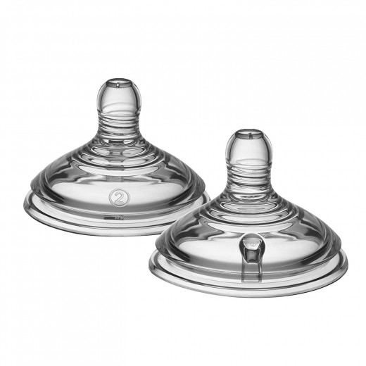 Tommee Tippee Closer to Nature Medium Flow Teats x2