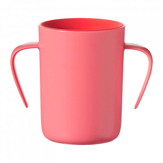 Tommee Tippee Easi-Flow 360 Handled Cup, +6 Month, Pink Color