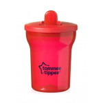 Tommee Tippee Basics First Beaker, Available in 3 Colors, +4 months - برتقالي