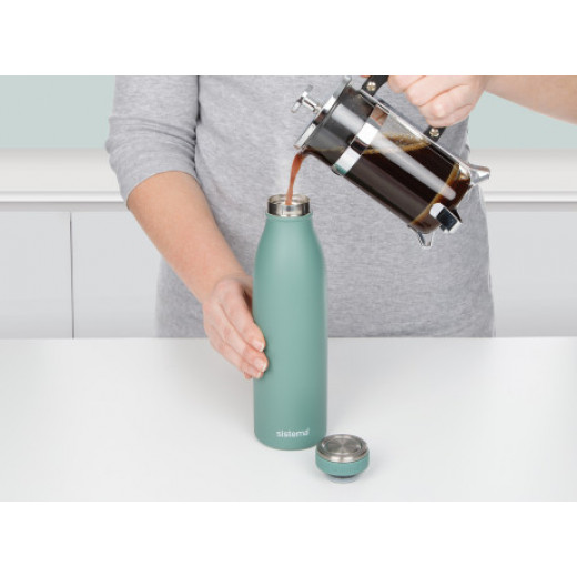 Sistema Stainless Steel Bottle 500ml - Minty color