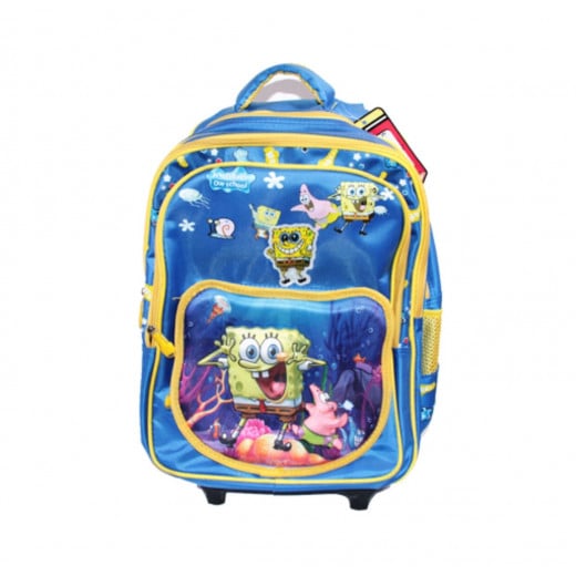 Rolling School Backpack, Spongebob, 43 cm