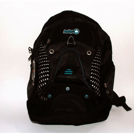 Amigo School Backpack, Black, 45 cm