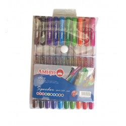 Amigo Colorful Pens, 10 Pieces