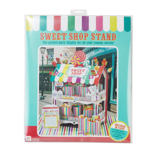Street Stalls Multicolored Retro 2 Tier Sweet Shop Stand Great For Parties