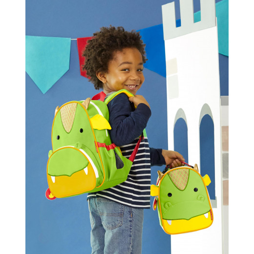 Skip Hop Zoo Lunchie Insulated Kids Lunch Bag, Dragon