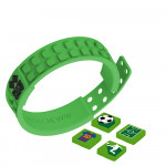 Pixie Friendship Wristband-Football/Green