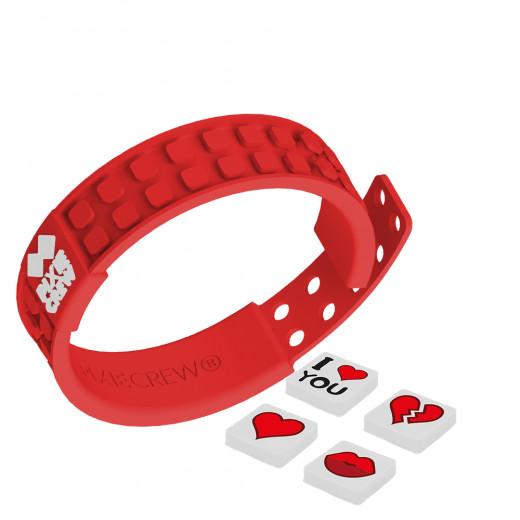 Pixie Crew Pixel Bracelet Red 65-piece