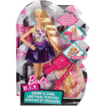 Barbie Fashion and Beauty DIY Crimps and Curls Doll Hair Play Doll, Style