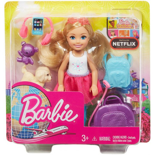 Barbie® Travel ​Chelsea™ Doll